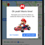 Google Maps e Nintendo fazem semana especial com Mario no comando